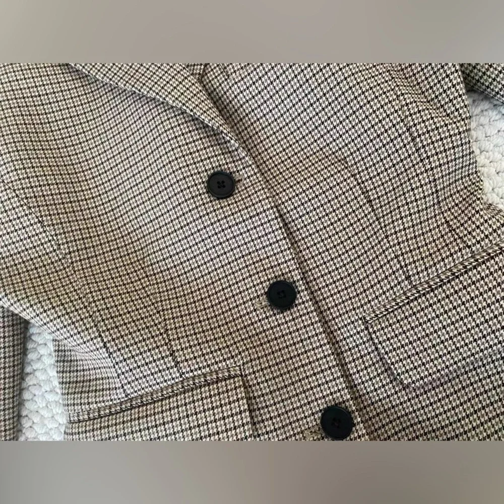 Helsa plaid curve jacket M - Picture 7 of 13